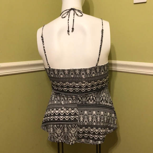 Jessica Simpson Spaghetti Strap Neck Tie Top Sz L - Picture 2 of 8